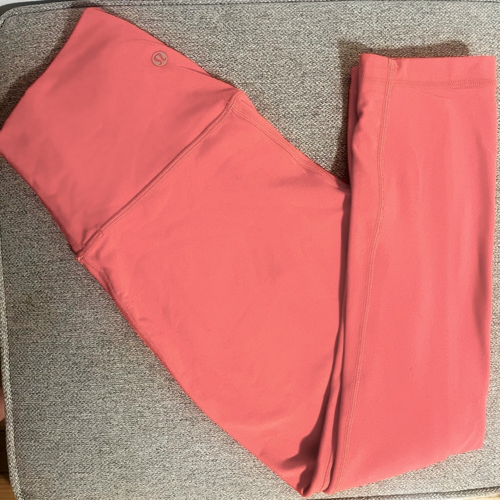 Desert Red Lululemon Capri Leggings - Size 6